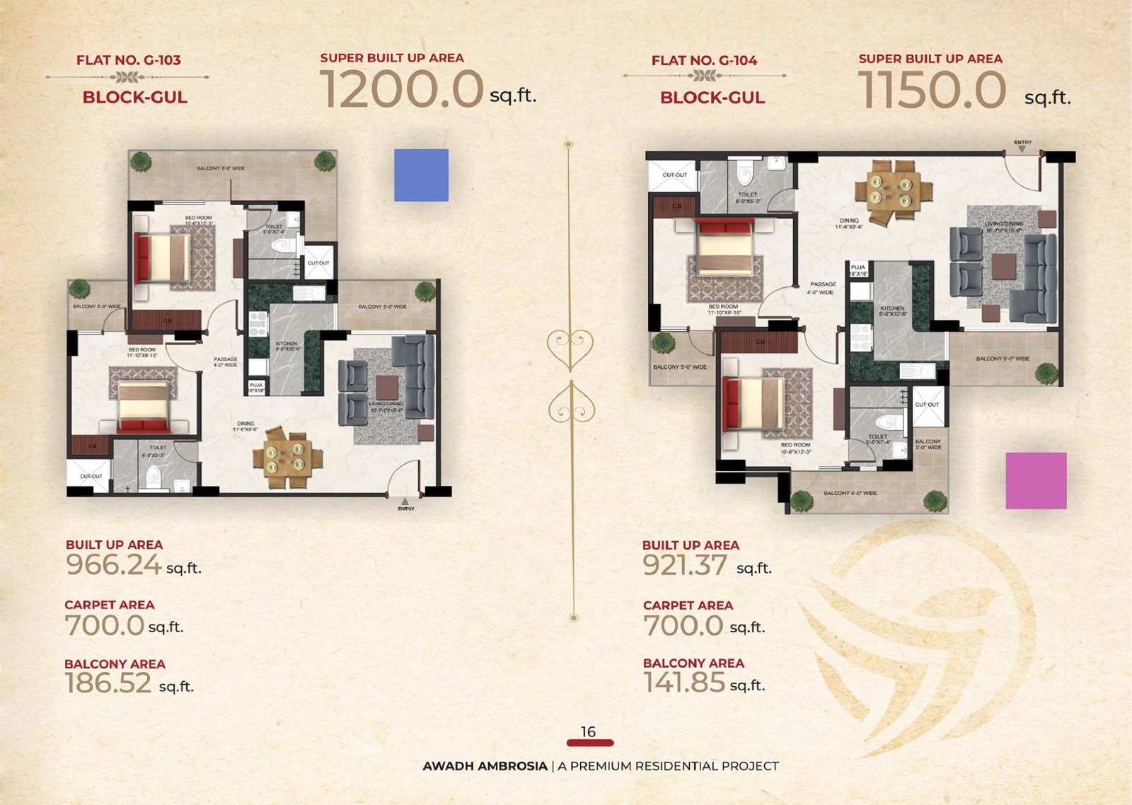 Awadh Ambrosia Floor plan